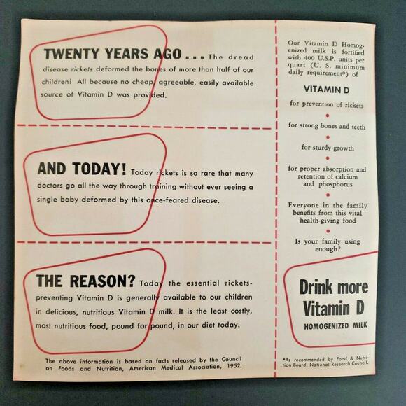 Vintage Probst Dairy 1953 Milk Conquered A Disease Booklet New Old Stock B5 - Picture 2 of 2